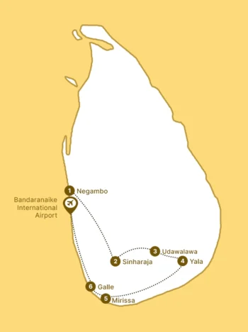 Sri Lanka Nature & Wildlife Tour – 7 Days Sri Lanka Nature & Wildlife Tour – 7 Days